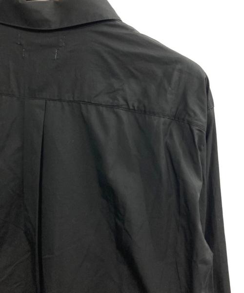 alcindor materials（アルシンダーマテリアルズ）alcindor materials (アルシンダーマテリアルズ) リラックスシャツ ブラック サイズ:Lの古着・服飾アイテム