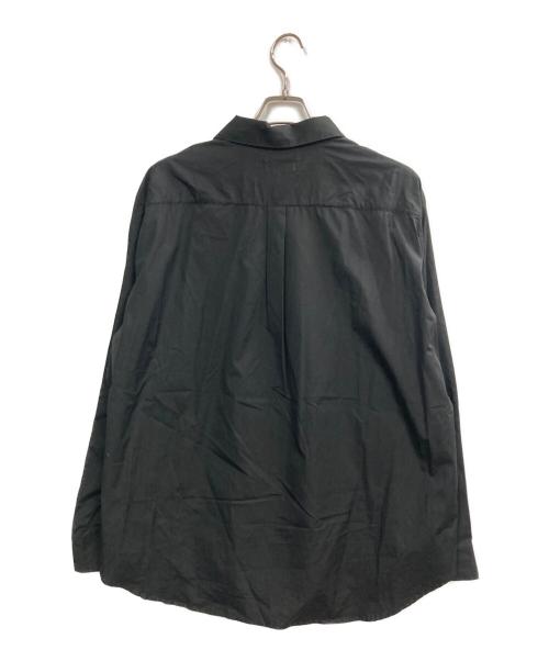 alcindor materials（アルシンダーマテリアルズ）alcindor materials (アルシンダーマテリアルズ) リラックスシャツ ブラック サイズ:Lの古着・服飾アイテム