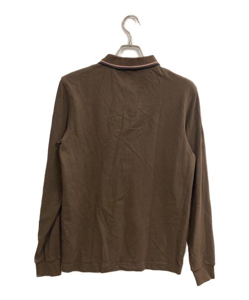 FRED PERRY（フレッドペリー）FRED PERRY (フレッドペリー) ポロシャツ ブラウン サイズ:Mの古着・服飾アイテム