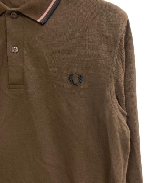 FRED PERRY（フレッドペリー）FRED PERRY (フレッドペリー) ポロシャツ ブラウン サイズ:Mの古着・服飾アイテム