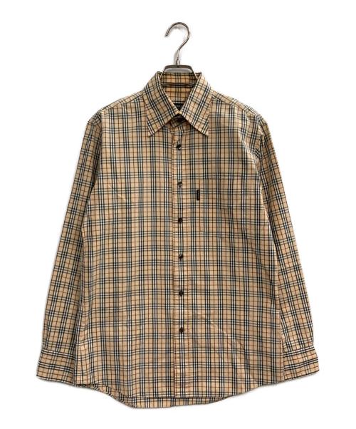 BURBERRY BLACK LABEL（バーバリーブラックレーベル）BURBERRY BLACK LABEL (バーバリーブラックレーベル) ノバチェックシャツ ブラウン サイズ:Lの古着・服飾アイテム