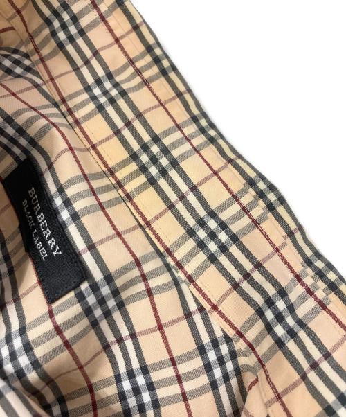 BURBERRY BLACK LABEL（バーバリーブラックレーベル）BURBERRY BLACK LABEL (バーバリーブラックレーベル) ノバチェックシャツ ブラウン サイズ:Lの古着・服飾アイテム