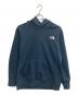 THE NORTH FACE（ザ ノース フェイス）の古着「スクエアロゴフーディー」｜ネイビー