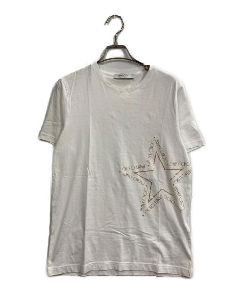 JIMMY CHOO（ジミーチュウ）JIMMY CHOO (ジミーチュウ) 星柄Tシャツ ホワイト サイズ:Sの古着・服飾アイテム