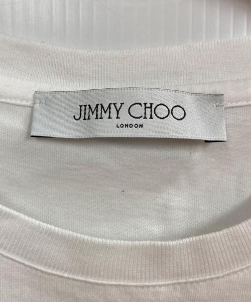 JIMMY CHOO（ジミーチュウ）JIMMY CHOO (ジミーチュウ) 星柄Tシャツ ホワイト サイズ:Sの古着・服飾アイテム