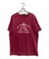 BURBERRY BLACK LABEL（バーバリーブラックレーベル）の古着「プリントTシャツ」｜レッド