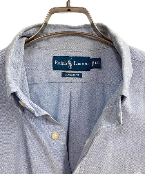 RALPH LAUREN（ラルフローレン）RALPH LAUREN (ラルフローレン) S/Sオックスフォードシャツ ブルー サイズ:LLの古着・服飾アイテム