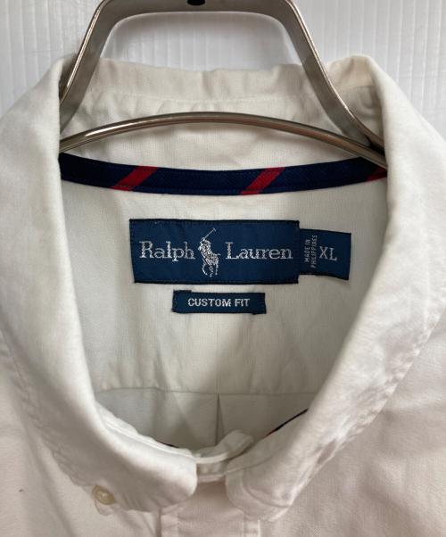 RALPH LAUREN（ラルフローレン）RALPH LAUREN (ラルフローレン) S/Sボタンダウンシャツ ホワイト サイズ:XLの古着・服飾アイテム