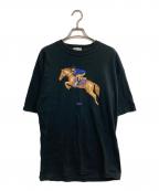 VERSACE Sportヴェルサーチ スポーツ）の古着「プリントTシャツ」｜ブラック