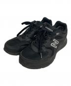 NEW BALANCEニューバランス）の古着「ローカットスニーカー」｜ブラック