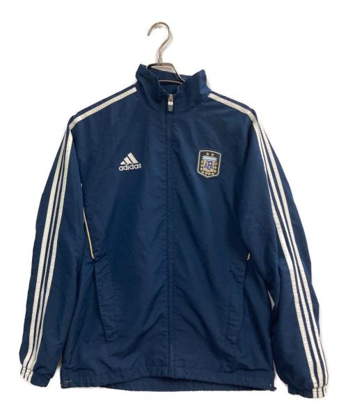 adidas（アディダス）adidas (アディダス) ナイロンジャケット ネイビー サイズ:Lの古着・服飾アイテム