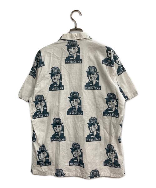 GANGSTERVILLE（ギャングスタービル）GANGSTERVILLE (ギャングスタービル) Jacks SHIRTS-SS ホワイト サイズ:Lの古着・服飾アイテム