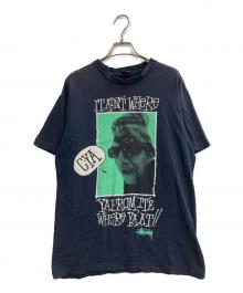stussy（ステューシー）の古着「プリントTシャツ」｜ネイビー