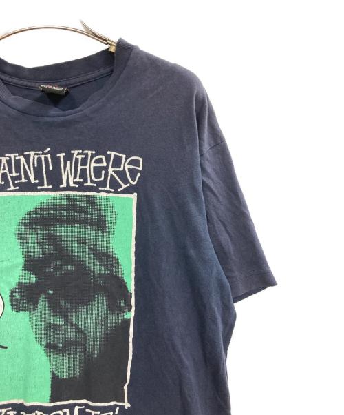 stussy（ステューシー）stussy (ステューシー) プリントTシャツ ネイビー サイズ:Mの古着・服飾アイテム