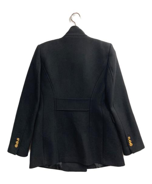 ZARA（ザラ）ZARA (ザラ) ハイネック金釦ウールジャケット ブラック サイズ:Mの古着・服飾アイテム
