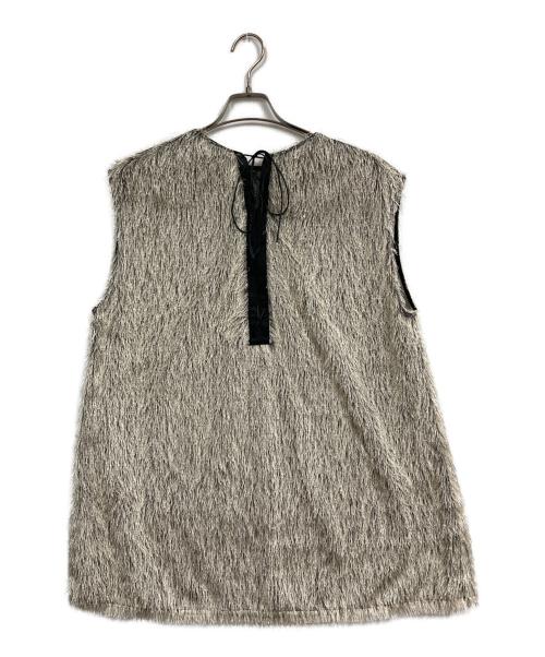 Ameri（アメリ）AMERI (アメリ) PRAIRIE BACK LACE UP TOP ベージュ サイズ:Freeの古着・服飾アイテム