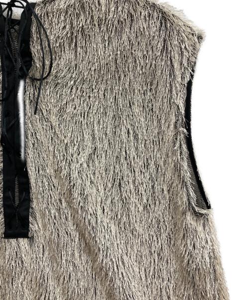 Ameri（アメリ）AMERI (アメリ) PRAIRIE BACK LACE UP TOP ベージュ サイズ:Freeの古着・服飾アイテム