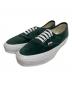 VANS（ヴァンズ）の古着「オーセンティック スエード」｜グリーン