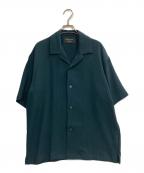 UNITED TOKYOユナイテッドトーキョー）の古着「COLD DRY PLEATS オープンカラーシャツ」｜グリーン