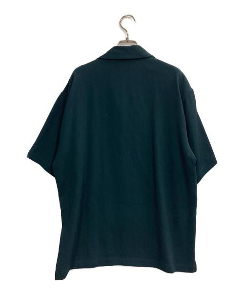 UNITED TOKYO（ユナイテッドトーキョー）UNITED TOKYO (ユナイテッドトーキョー) COLD DRY PLEATS オープンカラーシャツ グリーン サイズ:1の古着・服飾アイテム