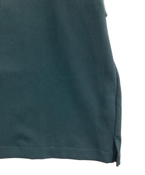UNITED TOKYO（ユナイテッドトーキョー）UNITED TOKYO (ユナイテッドトーキョー) COLD DRY PLEATS オープンカラーシャツ グリーン サイズ:1の古着・服飾アイテム