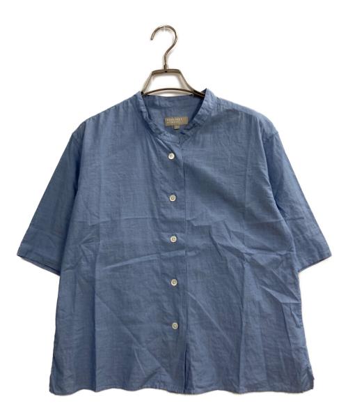 MARGARET HOWELL（マーガレットハウエル）MARGARET HOWELL (マーガレットハウエル) SOFT WASHED COTTON ボックスシャツ ブルー サイズ:1の古着・服飾アイテム