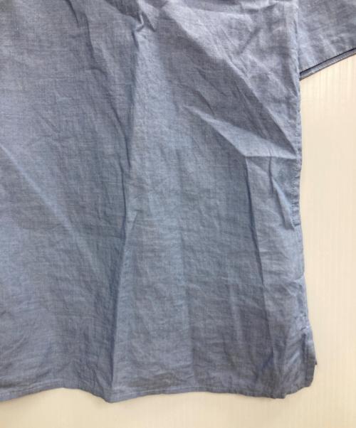 MARGARET HOWELL（マーガレットハウエル）MARGARET HOWELL (マーガレットハウエル) SOFT WASHED COTTON ボックスシャツ ブルー サイズ:1の古着・服飾アイテム