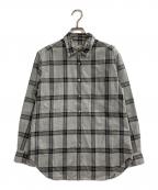 MARGARET HOWELLマーガレットハウエル）の古着「TARTAN CHECK ロングスリーブシャツ」｜グレー