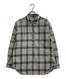 MARGARET HOWELL（マーガレットハウエル）の古着「TARTAN CHECK ロングスリーブシャツ」｜グレー