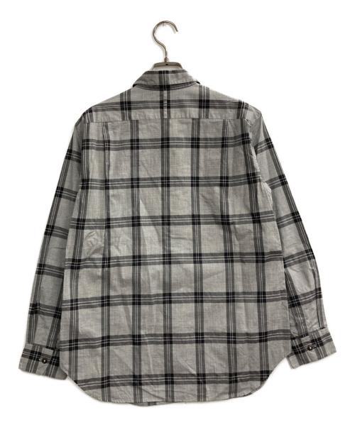 MARGARET HOWELL（マーガレットハウエル）MARGARET HOWELL (マーガレットハウエル) TARTAN CHECK ロングスリーブシャツ グレー サイズ:1の古着・服飾アイテム