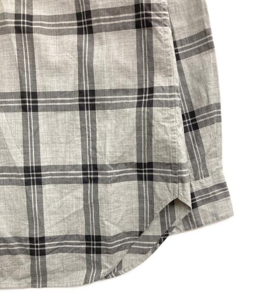 MARGARET HOWELL（マーガレットハウエル）MARGARET HOWELL (マーガレットハウエル) TARTAN CHECK ロングスリーブシャツ グレー サイズ:1の古着・服飾アイテム