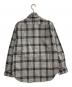 MARGARET HOWELL (マーガレットハウエル) TARTAN CHECK ロングスリーブシャツ グレー サイズ:1：10000円