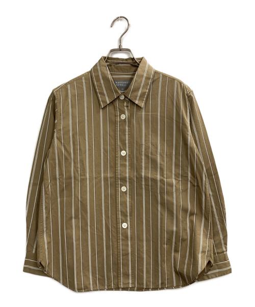 MARGARET HOWELL（マーガレットハウエル）MARGARET HOWELL (マーガレットハウエル) GRAPHIC COTTON STRIPE シャツ ベージュ サイズ:1の古着・服飾アイテム