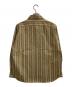 MARGARET HOWELL (マーガレットハウエル) GRAPHIC COTTON STRIPE シャツ ベージュ サイズ:1：12000円