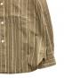中古・古着 MARGARET HOWELL (マーガレットハウエル) GRAPHIC COTTON STRIPE シャツ ベージュ サイズ:1：12000円