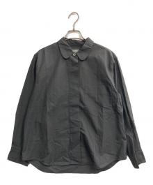 MARGARET HOWELL（マーガレットハウエル）の古着「COTTON OXFORD shirt」｜チャコールグレー