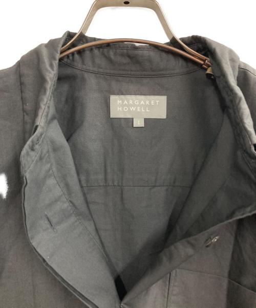 MARGARET HOWELL（マーガレットハウエル）MARGARET HOWELL (マーガレットハウエル) COTTON OXFORD shirt チャコールグレー サイズ:1の古着・服飾アイテム