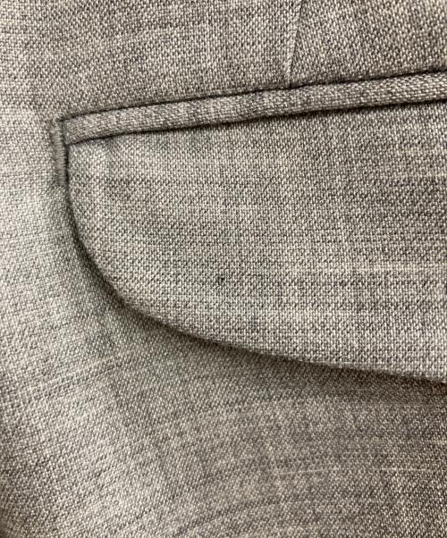 UNFOLLOW（アンフォロー）UNFOLLOW (アンフォロー) doublecross 2tuck wide slacks グレー サイズ:3の古着・服飾アイテム