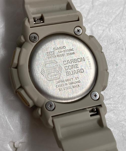 CASIO（カシオ）CASIO (カシオ) GA-2200NC-7AJF ベージュの古着・服飾アイテム