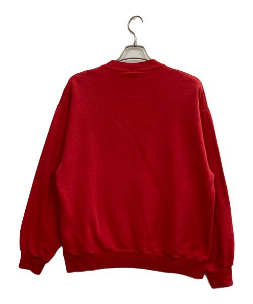 RED OAK（レッドオーク）RED OAK (レッドオーク) ラバープリントスウェット レッド サイズ:Lの古着・服飾アイテム