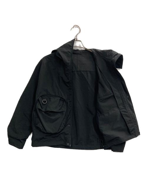 AWW（アウ）AWW (アウ) 撥水トラベルパーカー ブラック サイズ:Mの古着・服飾アイテム