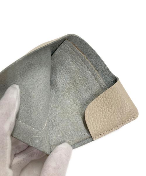 blancle JAPAN（ブランクレ ジャパン）blancle JAPAN (ブランクレ ジャパン) S.LEATHER SMART WALLET light beigeの古着・服飾アイテム