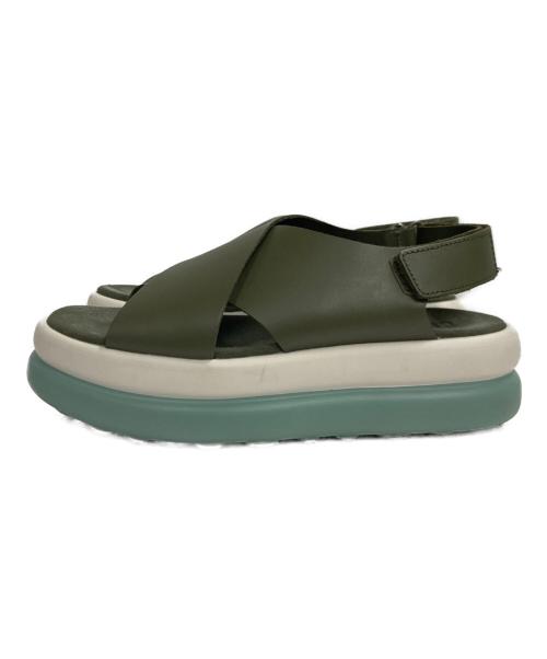 CAMPER（カンペール）CAMPER (カンペール) Pelotas Flota Up オリーブ サイズ:36の古着・服飾アイテム