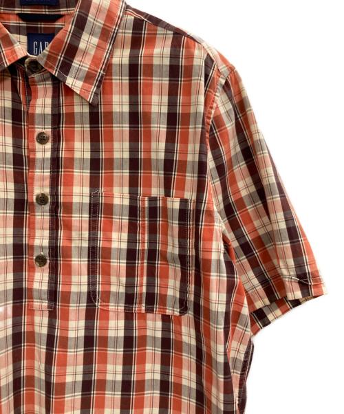 GAP（ギャップ）GAP (ギャップ) 00S チェックシャツ ブラウン サイズ:Mの古着・服飾アイテム