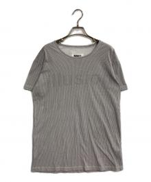 MM6 Maison Margiela（エムエムシックスメゾンマルジェラ）の古着「HIDDEN CHARACTER DESIGN POLKA DOT PATTERN T-SHIRT」｜ブラック