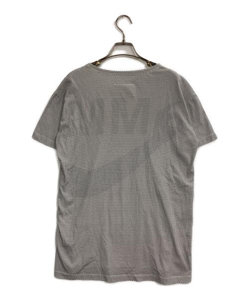 MM6 Maison Margiela（エムエムシックスメゾンマルジェラ）MM6 Maison Margiela (エムエムシックスメゾンマルジェラ) HIDDEN CHARACTER DESIGN POLKA DOT PATTERN T-SHIRT ブラック サイズ:ｍの古着・服飾アイテム