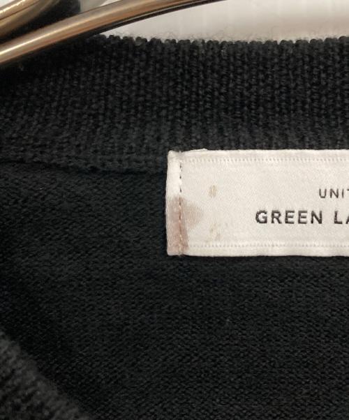 green label relaxing（グリーンレーベルリラクシング）green label relaxing (グリーンレーベルリラクシング) クルーネックニット ブラック サイズ:Mの古着・服飾アイテム