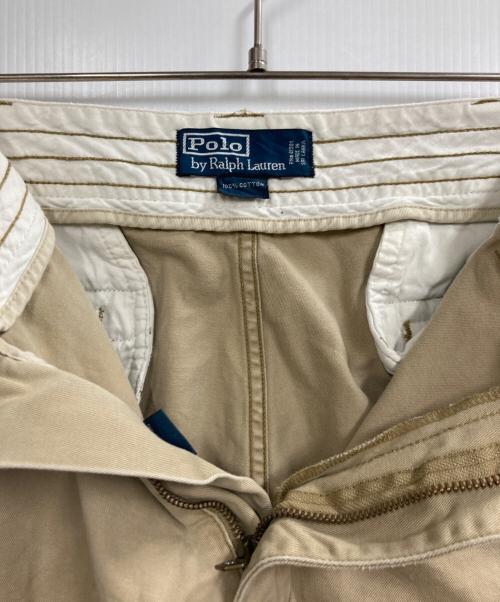POLO RALPH LAUREN（ポロ・ラルフローレン）POLO RALPH LAUREN (ポロ・ラルフローレン) ハーフカーゴパンツ ベージュ サイズ:記載なし（実寸サイズを参照ください）の古着・服飾アイテム