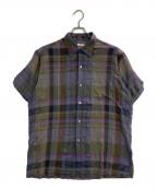 sea island fashion davidson'sシーアイランド）の古着「チェックオープンカラーシャツ」｜マルチカラー