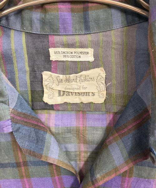 sea island fashion davidson's（シーアイランド）sea island fashion davidson's (シーアイランド) チェックオープンカラーシャツ マルチカラー サイズ:ML　16の古着・服飾アイテム
